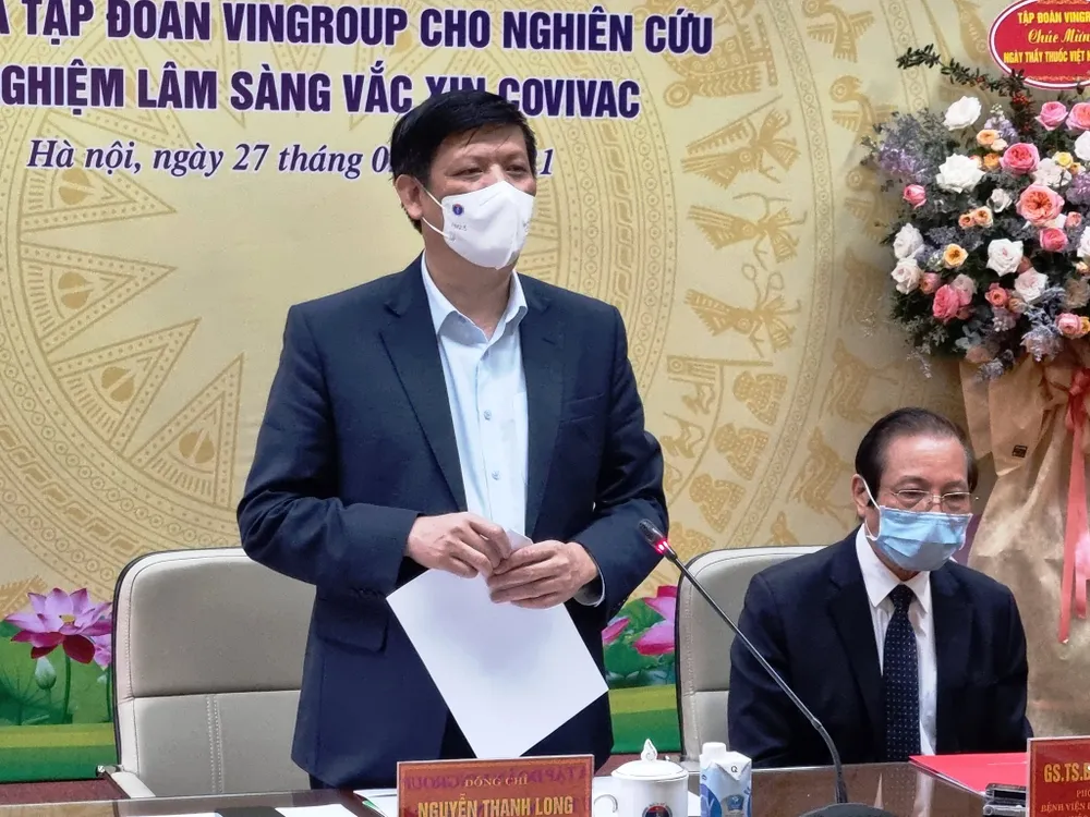 Vingroup tài trợ 20 tỷ đồng cho nghiên cứu thử nghiệm lâm sàng vaccine COVIVAC  ảnh 1