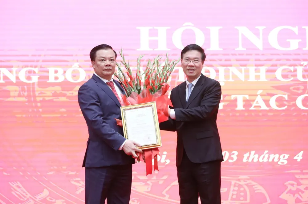 Tân Bí thư Thành ủy Hà Nội Đinh Tiến Dũng: Nỗ lực hết mình để hoàn thành nhiệm vụ ảnh 1