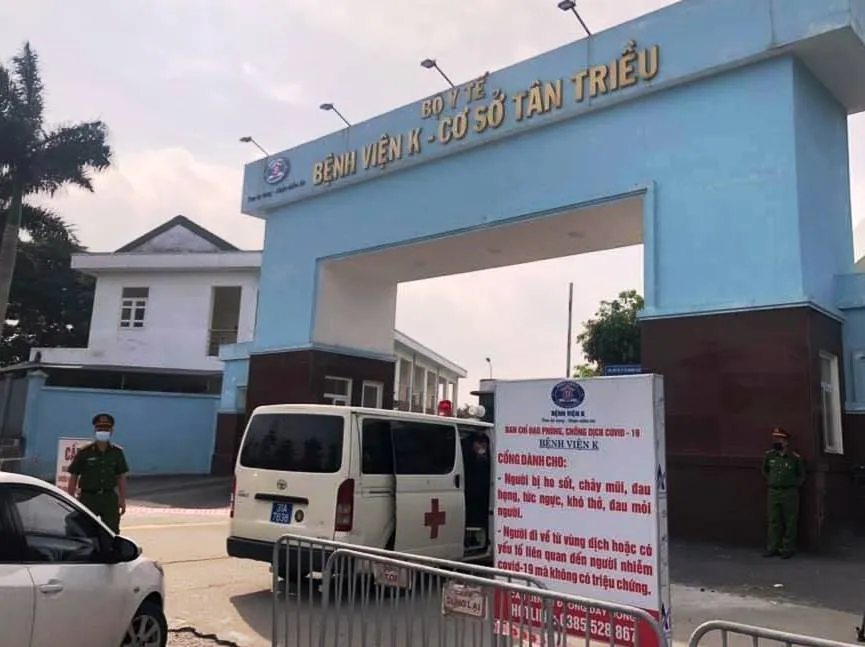 Trưa 16-5, thêm 6 ca mắc Covid-19 ở Bệnh viện K và Hưng Yên ảnh 1
