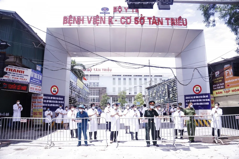 Kết thúc cách ly y tế, dỡ phong tỏa hoàn toàn Bệnh viện K ảnh 1