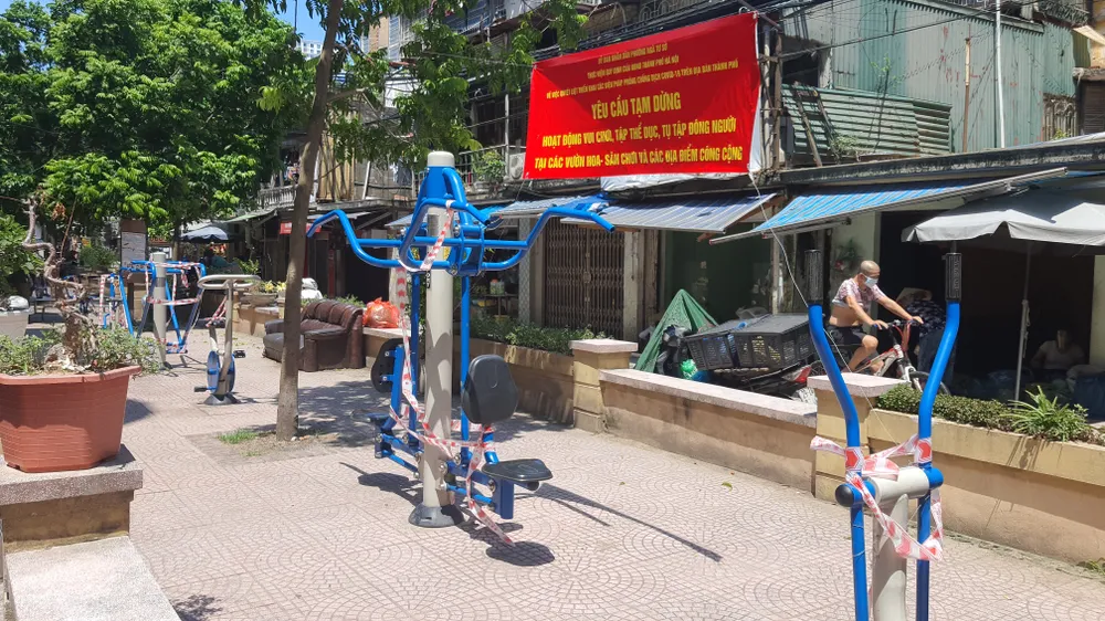 Hà Nội những ngày giãn cách xã hội! ảnh 12