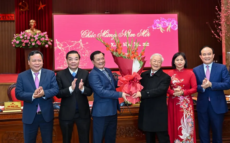 Tổng Bí thư Nguyễn Phú Trọng: Hà Nội phải phấn đấu cho xứng đáng với vai trò, vị trí là Thủ đô ảnh 3