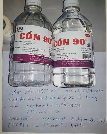 Bộ Y tế cảnh báo: Dùng nước sát khẩn chứa Methanol nguy hiểm tới tính mạng ảnh 1