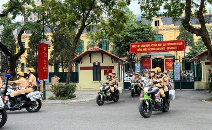 Công an TP Hà Nội ra quân bảo vệ Sea Games 31 Công an TP Hà Nội ra quân bảo vệ Sea Games 31