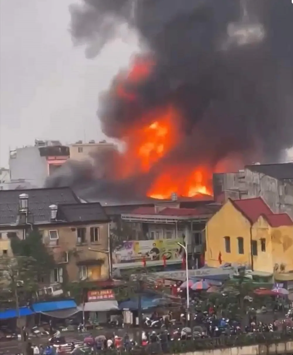 Vụ cháy tại khu vực chợ Tam Bạc, Hải Phòng