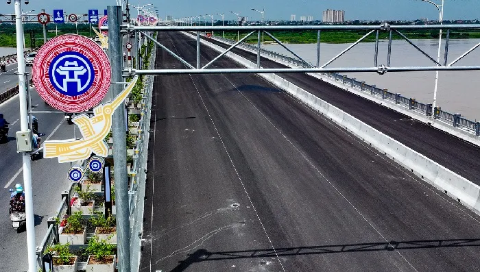 TP Hà Nội sẽ khánh thành cầu Vĩnh Tuy giai đoạn 2 vào sáng 30-8