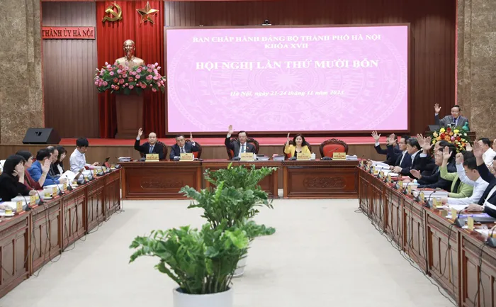 Hội nghị lần thứ 14 Ban chấp hành Đảng bộ TP Hà Nội