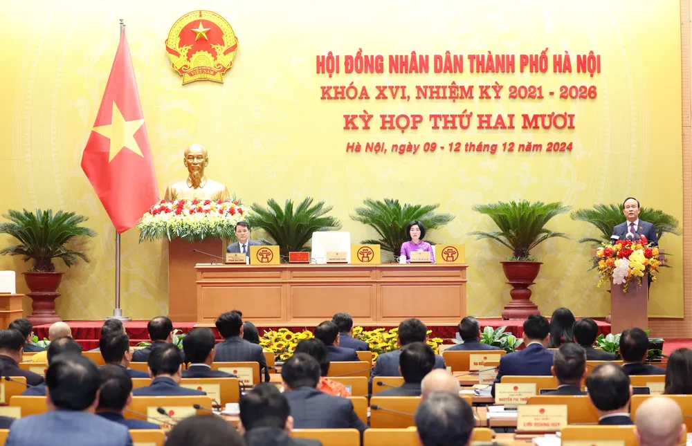 HĐND TP Hà Nội khai mạc kỳ họp thứ 20, xem xét, quyết định nhiều nhiệm vụ quan trọng