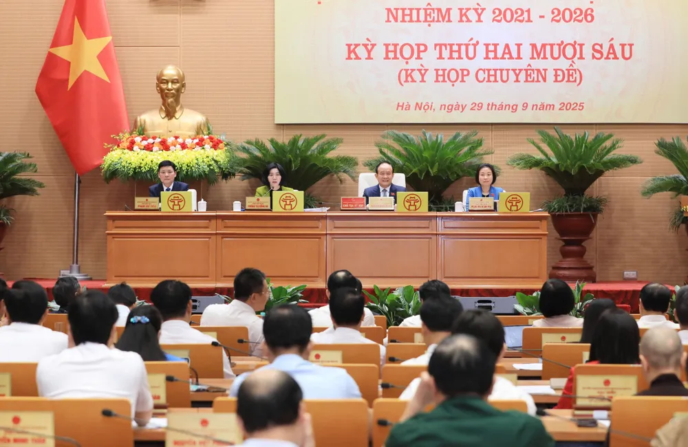 HĐND TP Hà Nội tổ chức kỳ họp thứ 26