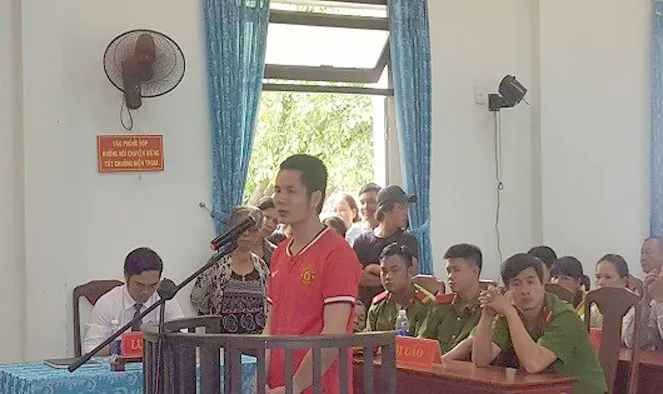 Ngô Ngọc Thạnh trước vành móng ngựa phiên tòa lãnh án.