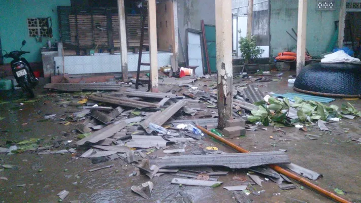 Những thiệt hại ban đầu bão số 4 gây ra tại Quảng Trị, Hà Tĩnh  ảnh 10