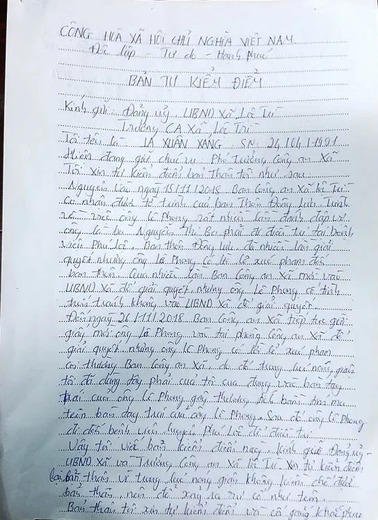 Điều tra vụ Phó Trưởng Công xã bị tố dùng dao đánh dân ngay tại trụ sở ảnh 3