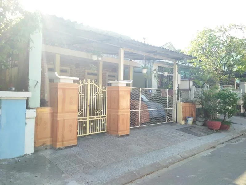 Ngôi nhà nơi xảy ra vụ ông Hưng đánh người. Ảnh: T.L. 