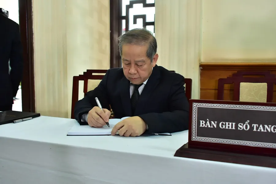 Lễ viếng nguyên Chủ tịch nước Lê Đức Anh ảnh 82