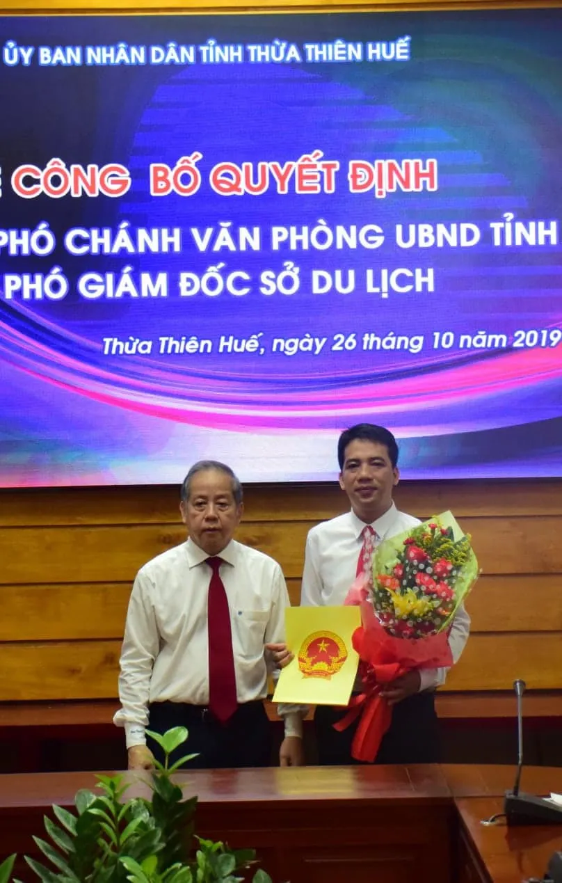 Bổ nhiệm ông Phan Lê Hiến làm Phó Chánh Văn phòng UBND tỉnh Thừa Thiên – Huế ảnh 1