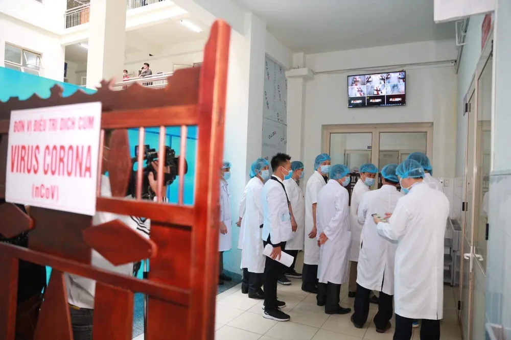 Khu vực cách ly bệnh nhân nghi nhiễm nCoV tại Bệnh viện Trung ương Huế