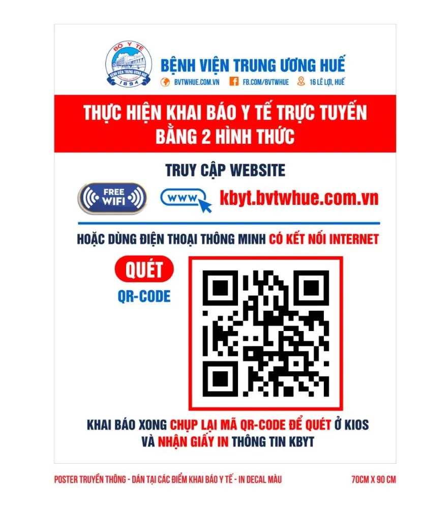 Không mang thức ăn bên ngoài vào Bệnh viện Trung ương Huế để phòng chống dịch Covid-19 ảnh 1