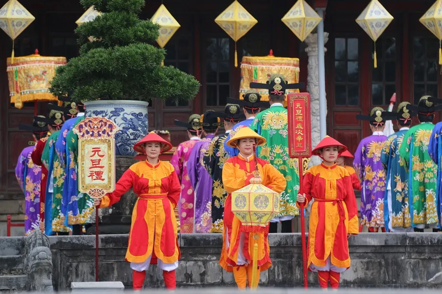 Lần đầu tái hiện lễ Nguyên đán thời Nguyễn ở điện Thái Hòa ảnh 5