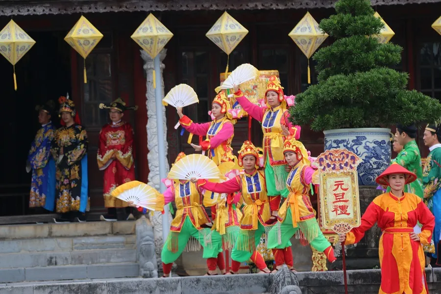 Lần đầu tái hiện lễ Nguyên đán thời Nguyễn ở điện Thái Hòa ảnh 2