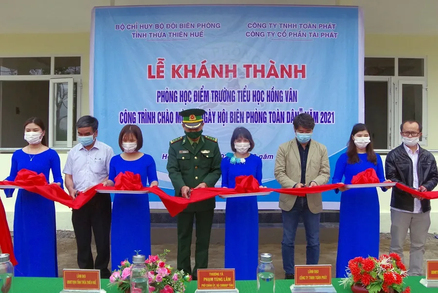 Khánh thành phòng học tại điểm Trường Tiểu học Hồng Vân ​