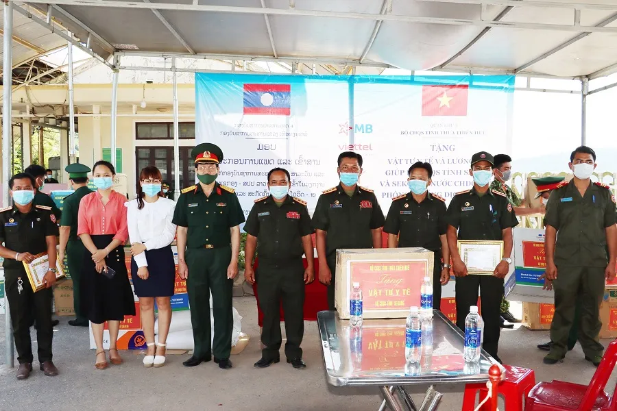 Nhiều đơn vị tại Huế chung sức cùng nước bạn Lào chồng dịch Covid-19 ảnh 2