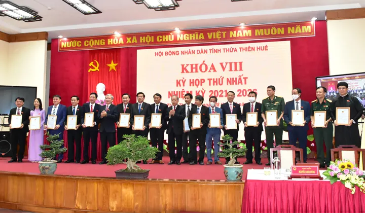 Ông Lê Trường Lưu tái đắc cử Chủ tịch HĐND tỉnh Thừa Thiên - Huế khóa VIII nhiệm kỳ 2021 - 2026 ảnh 2