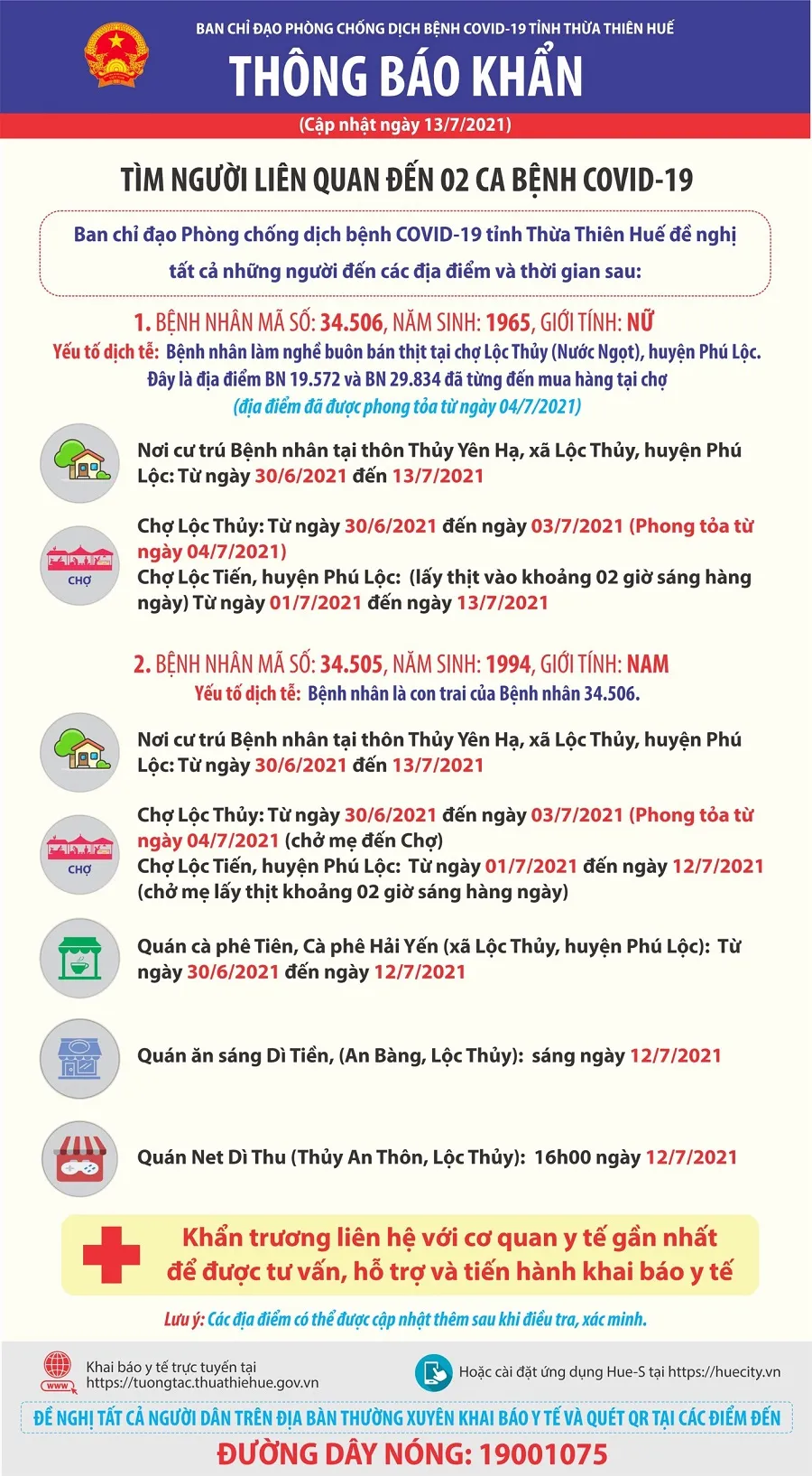 Thừa Thiên - Huế: 5 thôn phong tỏa cùng lúc liên quan đến tài xế nghi khai báo gian dối ảnh 1