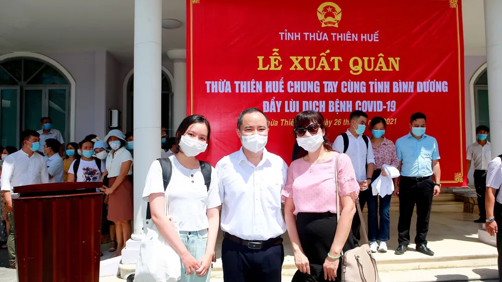 Đoàn y, bác sĩ Thừa Thiên - Huế vào Bình Dương hỗ trợ chống dịch Covid-19 ảnh 3