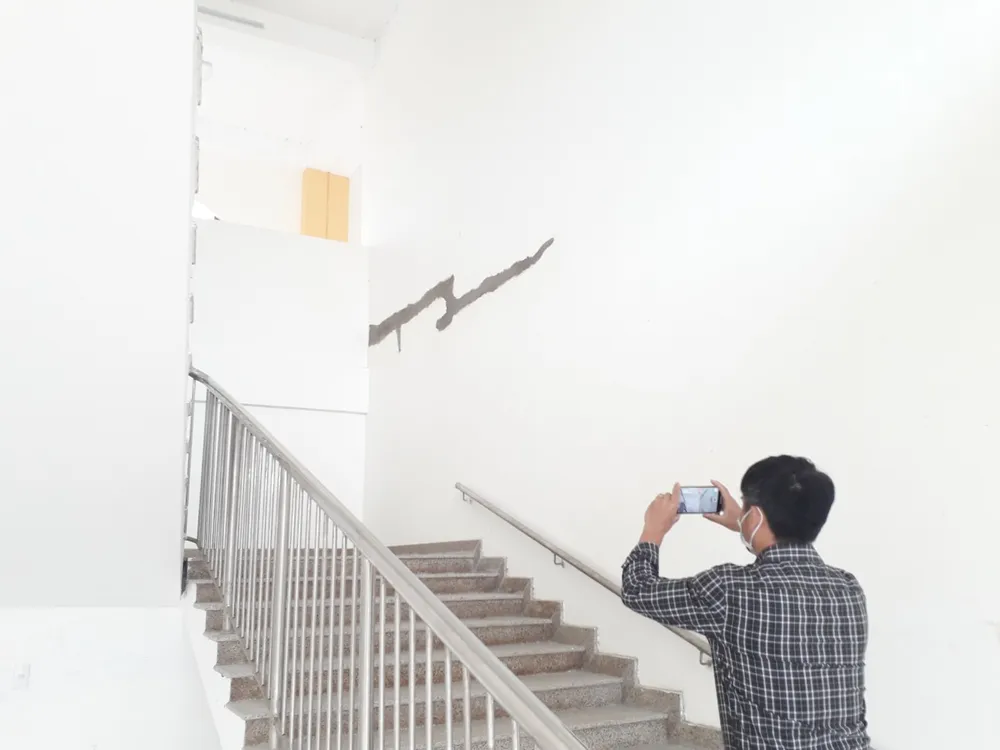 Trường mầm non hiện đại nhất TP Huế sau sụt lún, tường nứt toác  ảnh 3