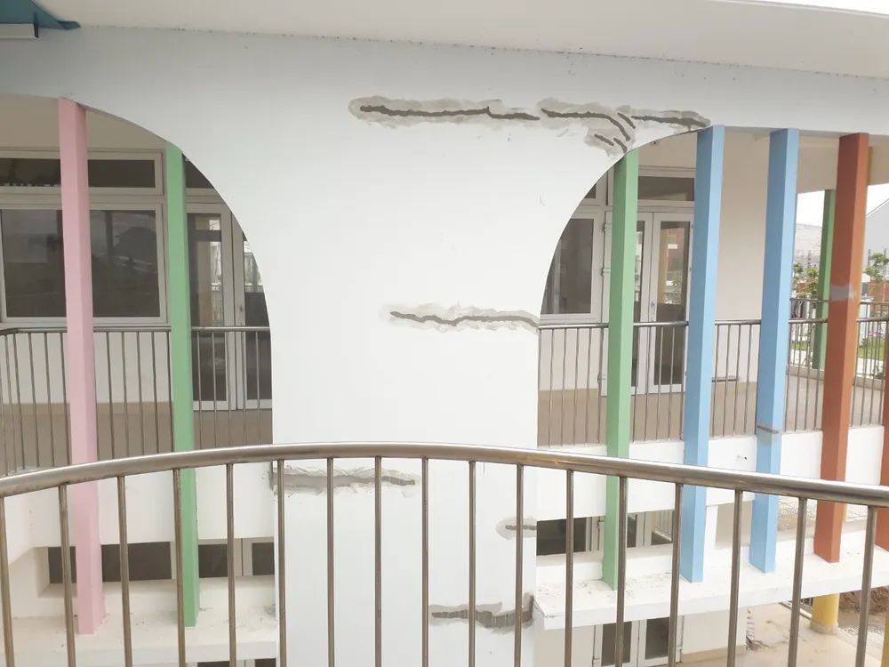 Trường mầm non hiện đại nhất TP Huế sau sụt lún, tường nứt toác  ảnh 2