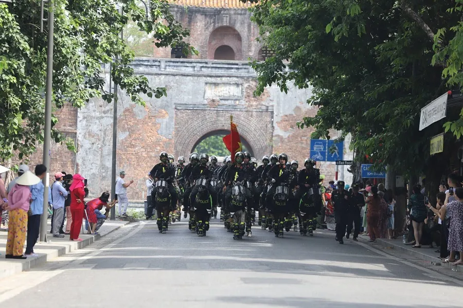 Hàng ngàn VĐV về Huế thi điều lệnh, bắn súng và võ thuật CAND ảnh 2