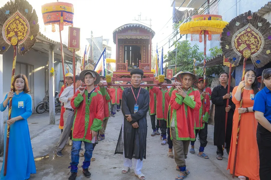 Độc đáo lễ Thu tế làng Chuồn ảnh 5