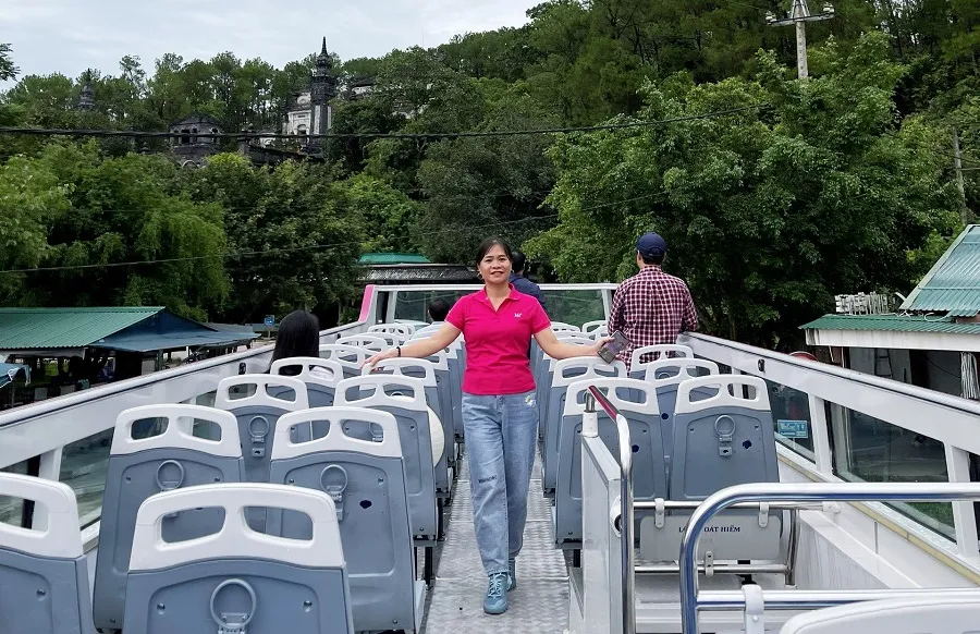 Thừa Thiên - Huế: Thí điểm đưa xe buýt 2 tầng vào phục vụ du khách ảnh 3