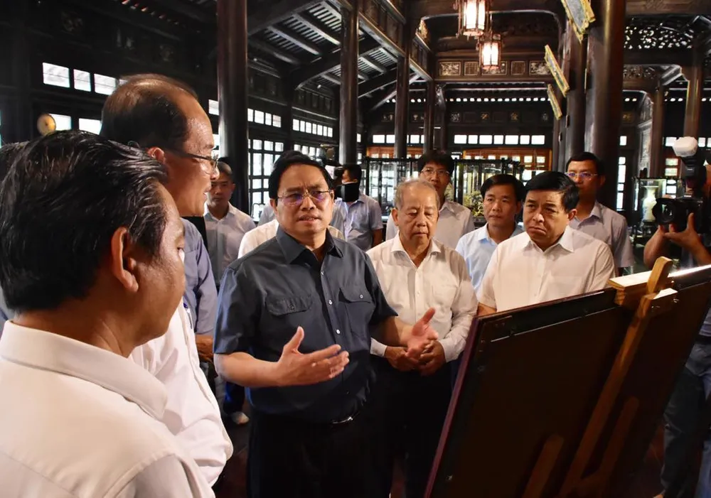 Thủ tướng Phạm Minh Chính thăm và làm việc tại Thừa Thiên - Huế: Cần phát huy tiềm năng khác biệt, cơ hội nổi trội ảnh 7