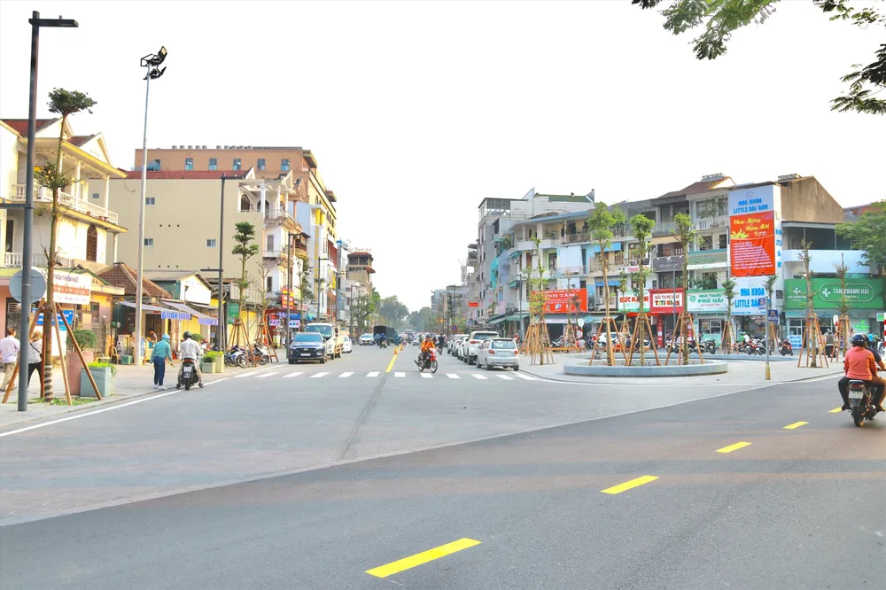 Phố đi bộ Hai Bà Trưng (TP Huế) mới khai trương và đi vào sử dụng từ ngày 26-3