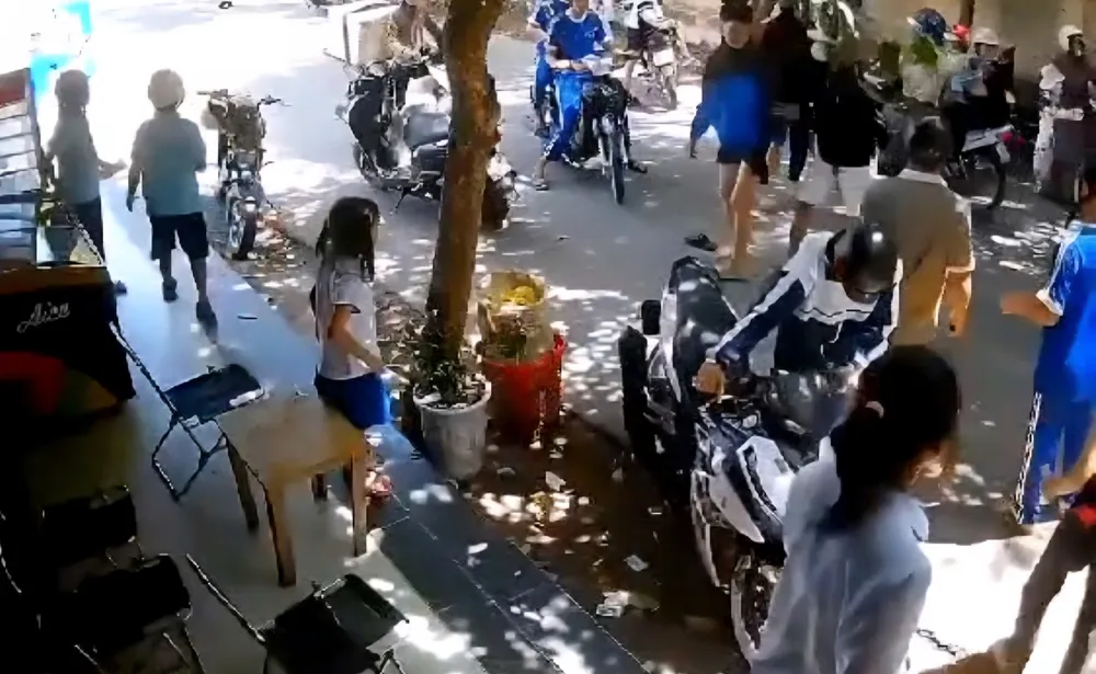 Hiện trường vụ ẩu đả