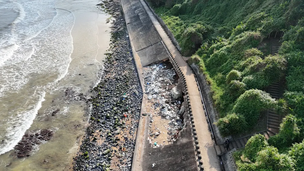 Sạt lở uy hiếp di tích quốc gia đặc biệt Địa đạo Vịnh Mốc