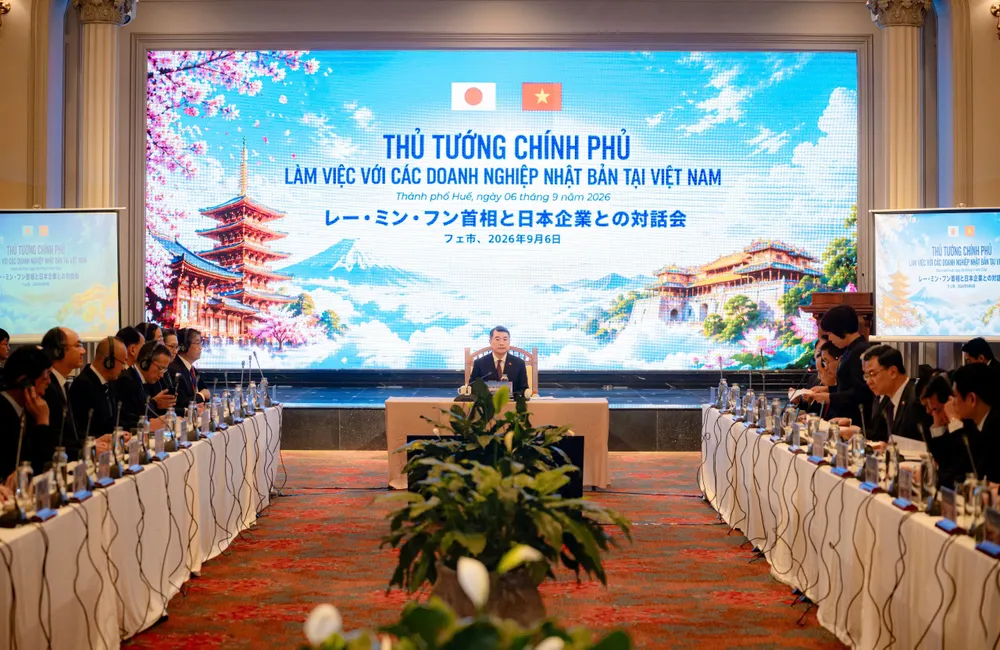 Thủ tướng Lê Minh Hưng làm việc với các doanh nghiệp Nhật Bản tại Việt Nam