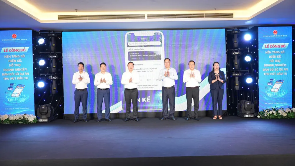 TP Huế công bố, đưa vào khai thác ba nền tảng số: Hiến kế, Hỗ trợ doanh nghiệp và Bản đồ số dự án thu hút đầu tư