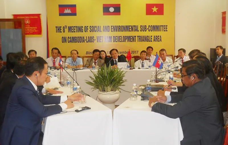 Hội nghị Tiểu ban địa phương lần thứ 9 Khu vực Tam giác phát triển Campuchia – Lào – Việt Nam diễn ra sáng 17-12