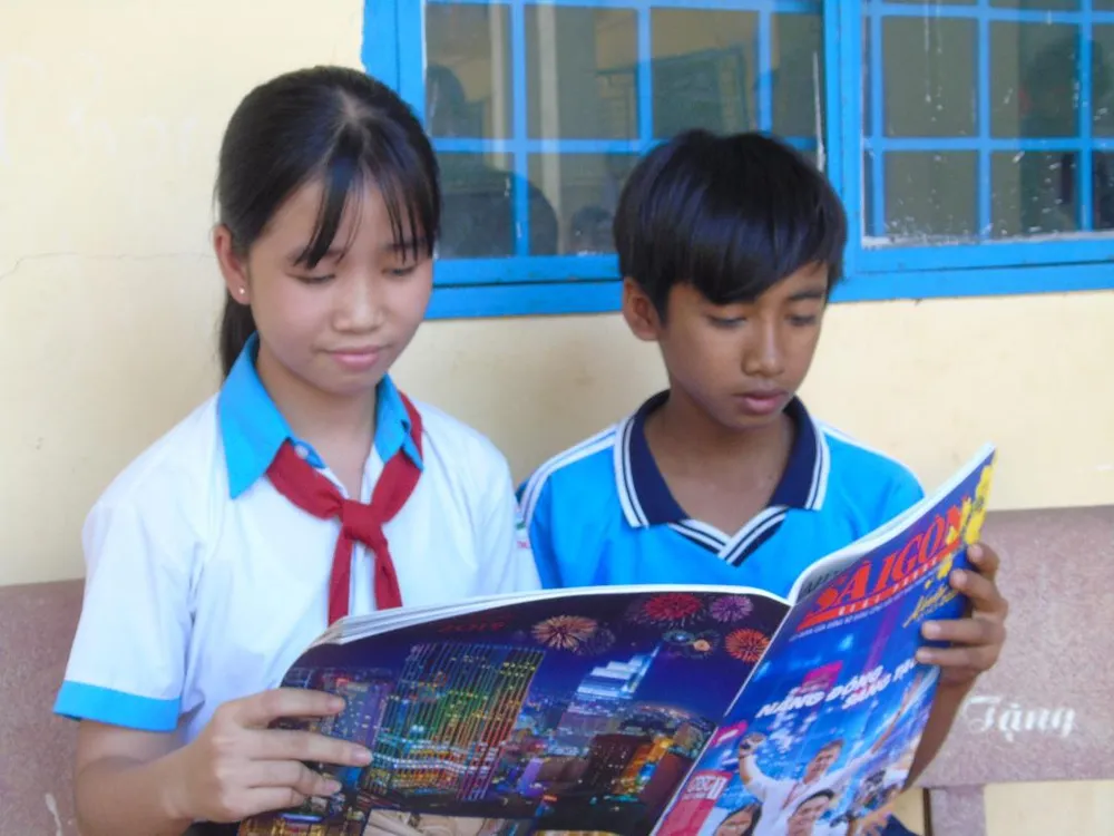 Báo SGGP trao học bổng cho học sinh nghèo hiếu học Bình Phước  ​ ảnh 2