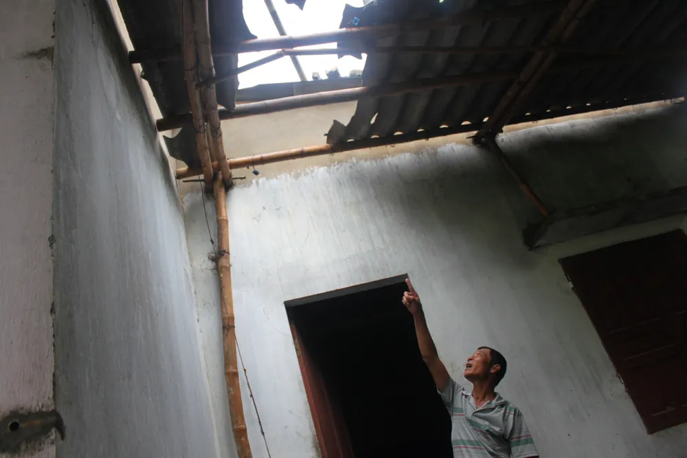 Hà Tĩnh, Nghệ An ngổn ngang sau bão ảnh 17