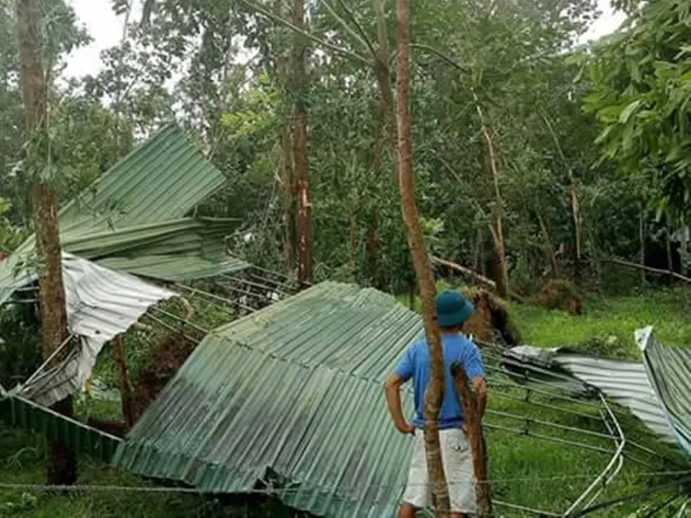 Những thiệt hại ban đầu bão số 4 gây ra tại Quảng Trị, Hà Tĩnh  ảnh 3