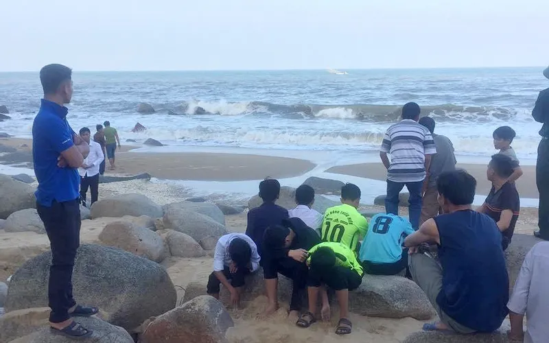 Khu vực biển Thiên Cầm, nơi xảy ra sự việc