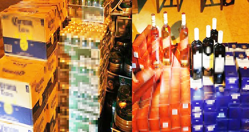 Phát hiện xe khách vận chuyển số lượng lớn bia, rượu ngoại không có giấy tờ hợp pháp ảnh 1