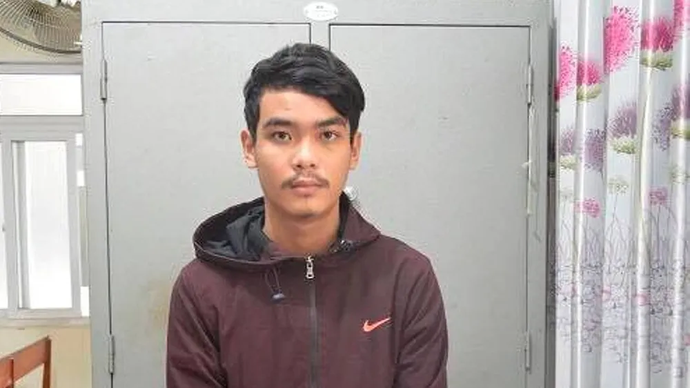 Đối tượng Phan Xuân Thông tại cơ quan Công an (Ảnh Công an Hà Tĩnh)