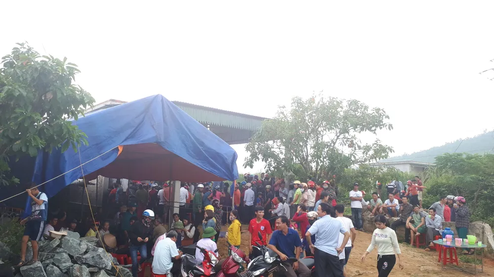 Hiện trường xảy ra vụ việc