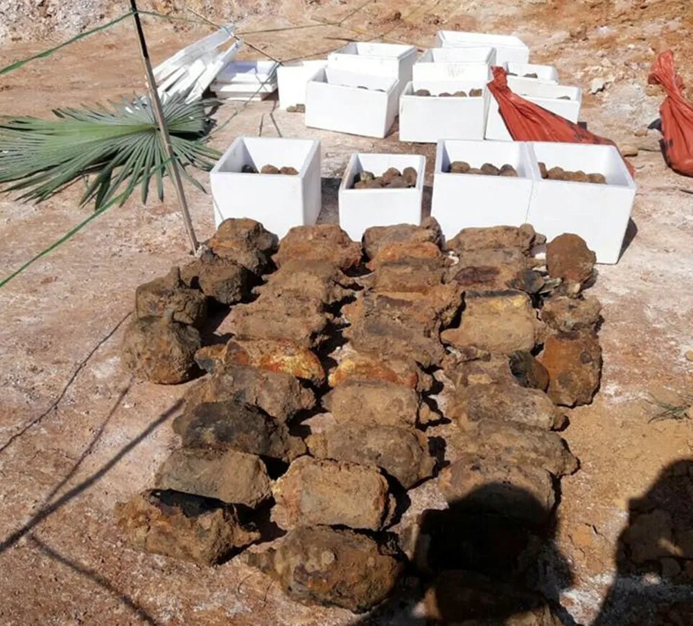 Số đạn, mìn được phát hiện tại vườn nhà dân đã được xử lý an toàn