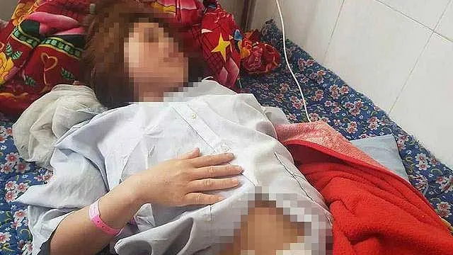 Bệnh nhân Trần Th.H. đang được theo dõi tại bệnh viện