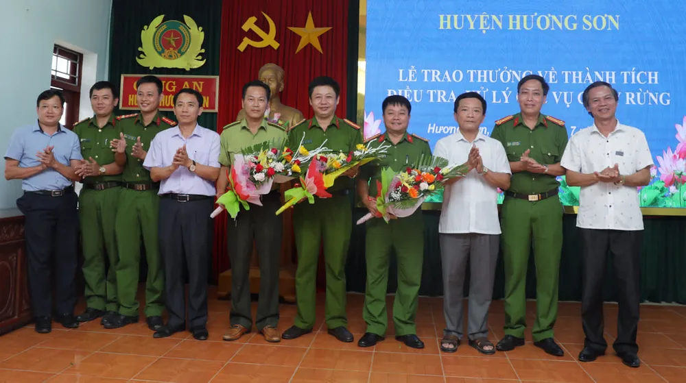 Khởi tố 3 đối tượng đốt tổ ong gây cháy rừng ở Hà Tĩnh ảnh 3